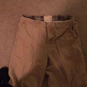Tan Buckle shorts